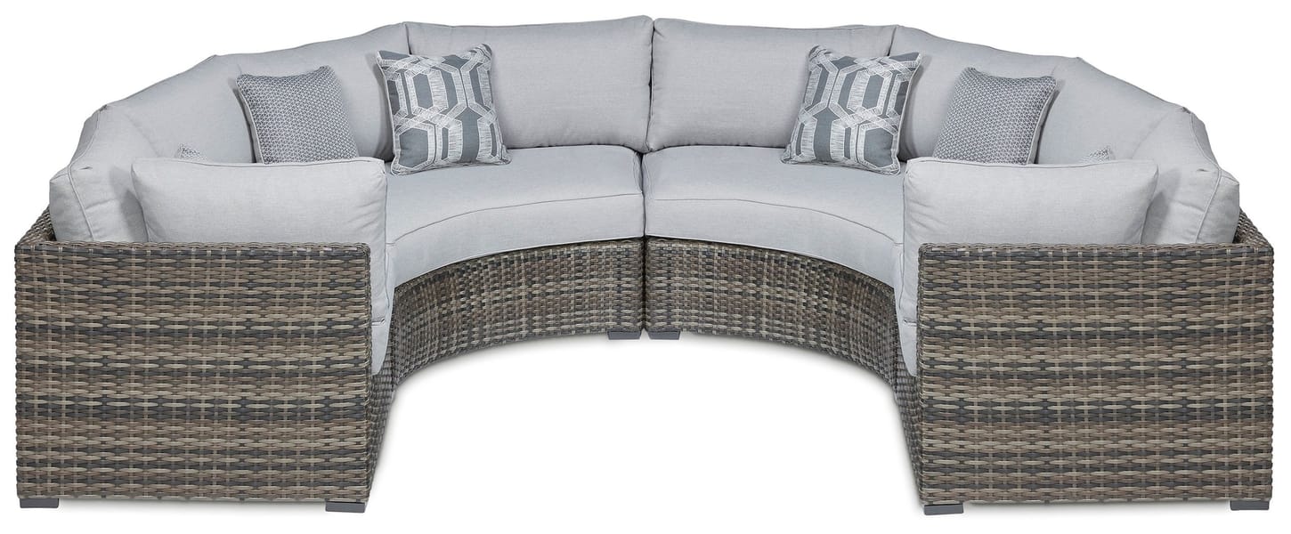 Ashley Outdoor/Patio Sectional Lounge P459-877-861-2