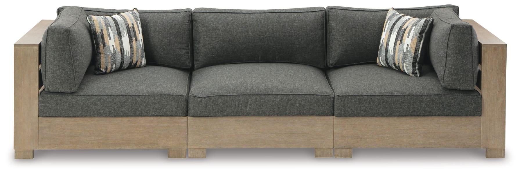 Ashley Outdoor/Patio 3 Piece Sectional Lounge P660-875-846-876