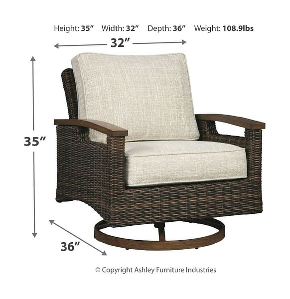 Ashley Outdoor/Patio 3 Piece Set - Lounge Set P750-838-835-821