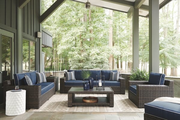 Ashley Outdoor/Patio 6 Piece Set - Lounge Set P783-838-835-820-814-701-702