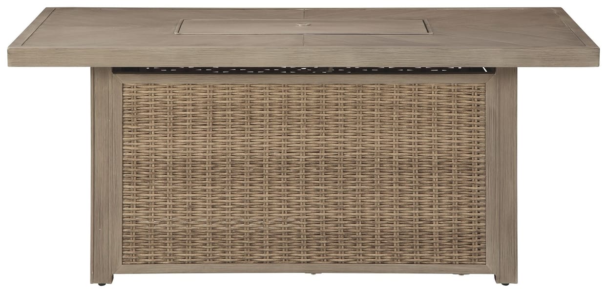 Ashley Outdoor/Patio Rectangular Fire Pit Table P791-773