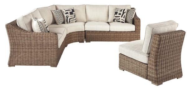 Ashley Outdoor/Patio 5 Piece Set - Sectional Lounge Set P791-854-846-851-701