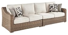 Ashley Outdoor/Patio Loveseat P791-854
