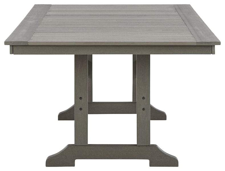 Ashley Outdoor/Patio Rectangular Dining Table with Umbrella Option P802-625