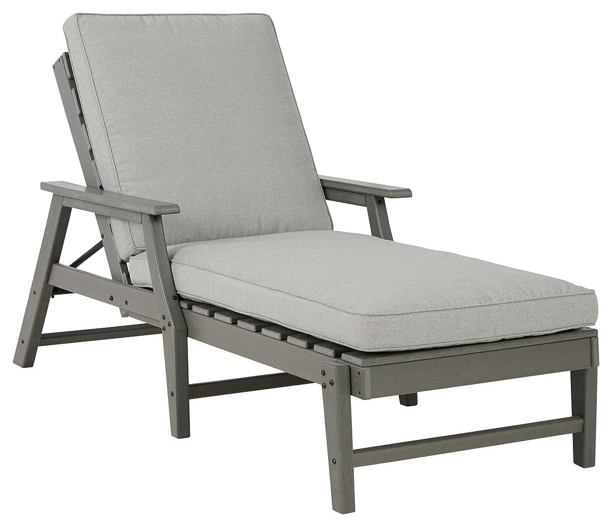 Ashley Outdoor/Patio Chaise Lounge with Cushion P8...