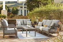 Ashley Outdoor/Patio 6 Piece Set - Lounge Set P802-838-835-820-701-702