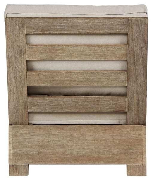 Ashley Outdoor/Patio Armless Chair with Cushion P804-846
