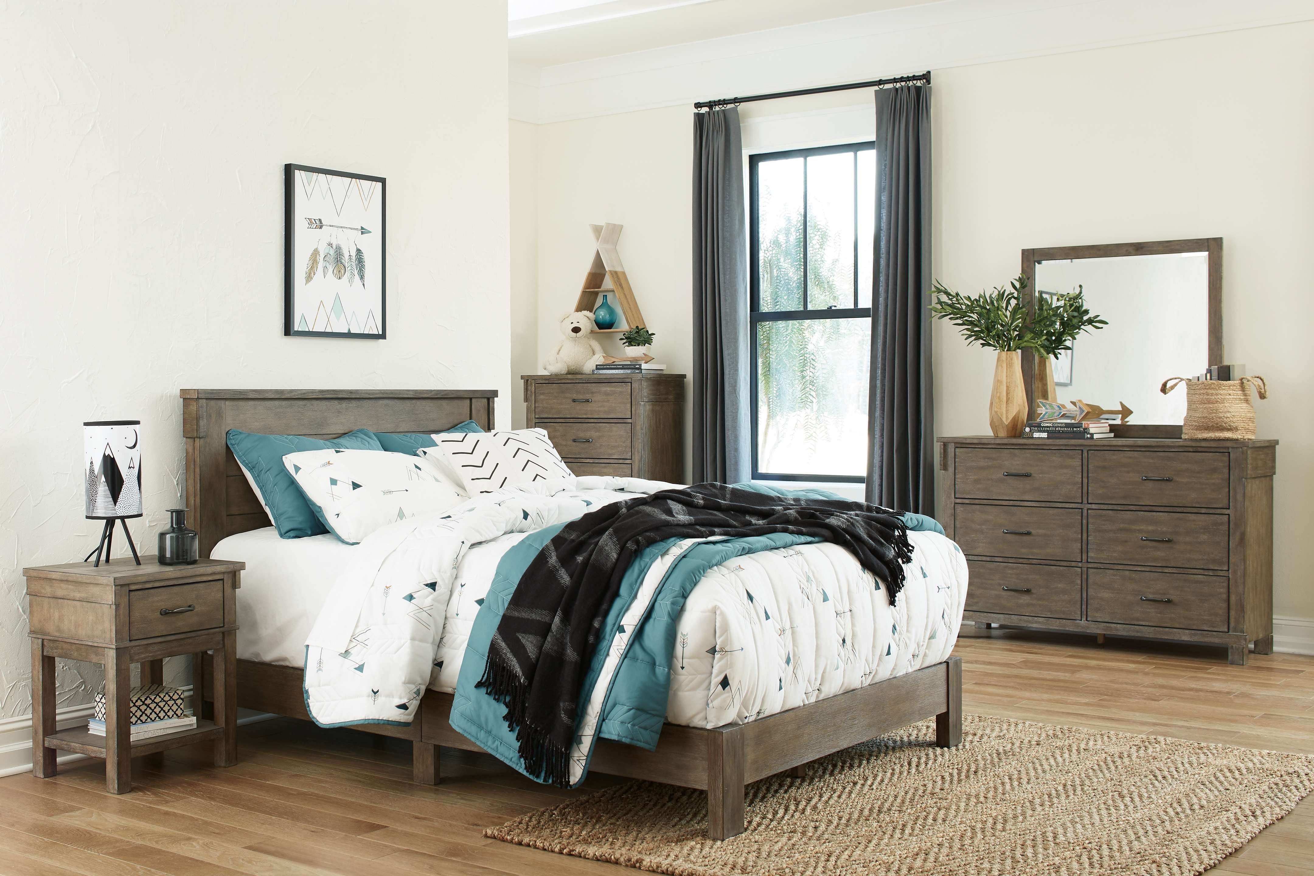 Ashley Bedroom 5 Piece Full Panel Bed Set B436-31-36-72-91-2