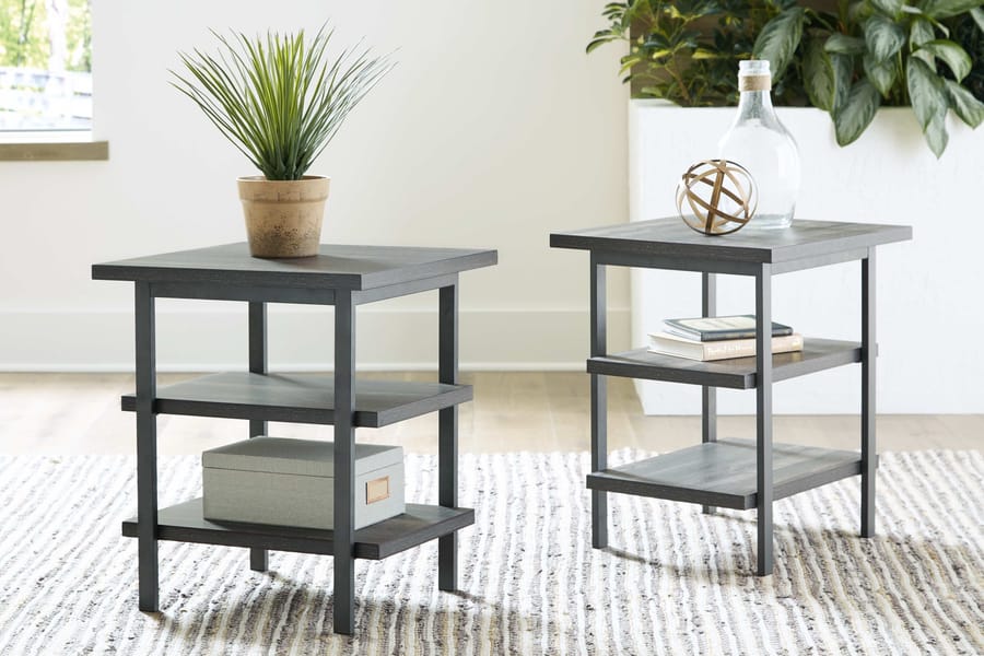 Ashley Living Room Rectangular End Table (2/CN) T085-3