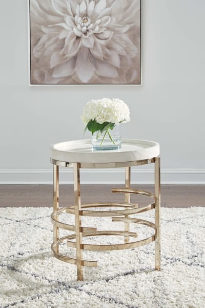 Ashley Living Room Round End Table T171-6