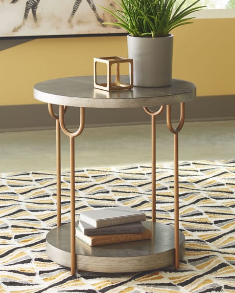 Ashley Living Room Round End Table T178-6