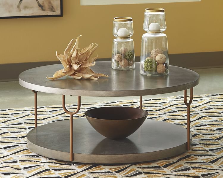Ashley Living Room Round Cocktail Table T178-8