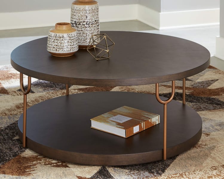 Ashley Living Room Round Cocktail Table T185-8