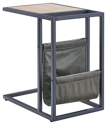 Ashley Living Room Chair Side End Table With Magazine Basket T931-107