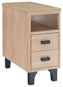 Ashley Living Room Chair Side End Table - Open Cubby T931-7