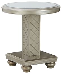 Ashley Living Room Round End Table T942-6
