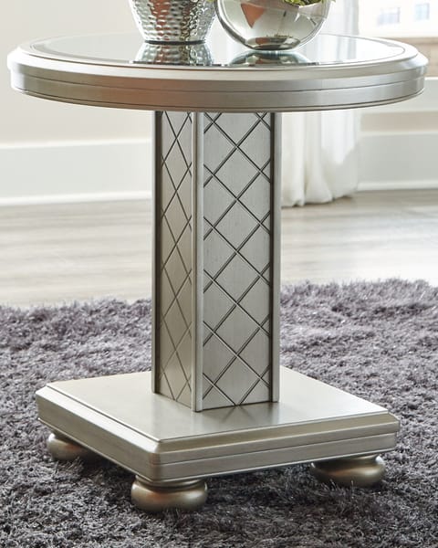 Ashley Living Room Round End Table T942-6