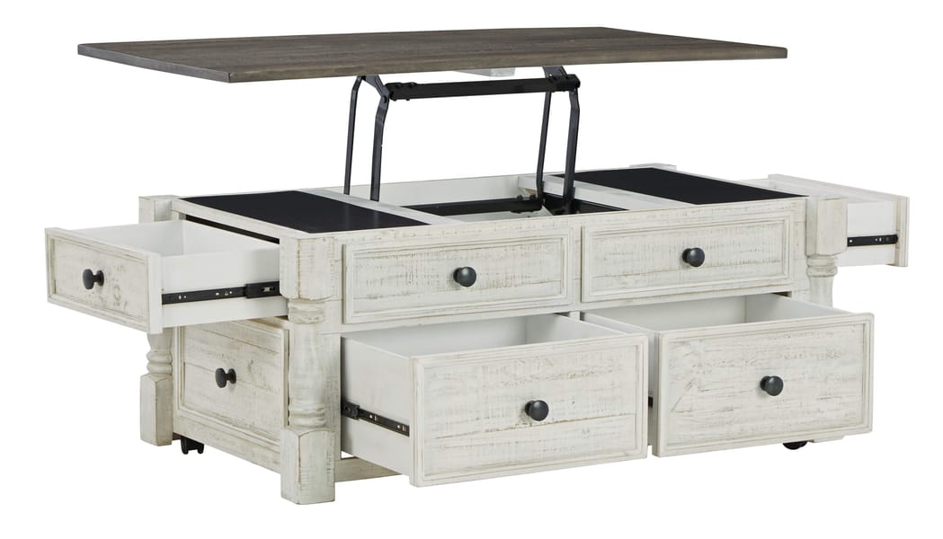 Ashley Living Room Lift Top Cocktail Table With Storage Drawers T994-20
