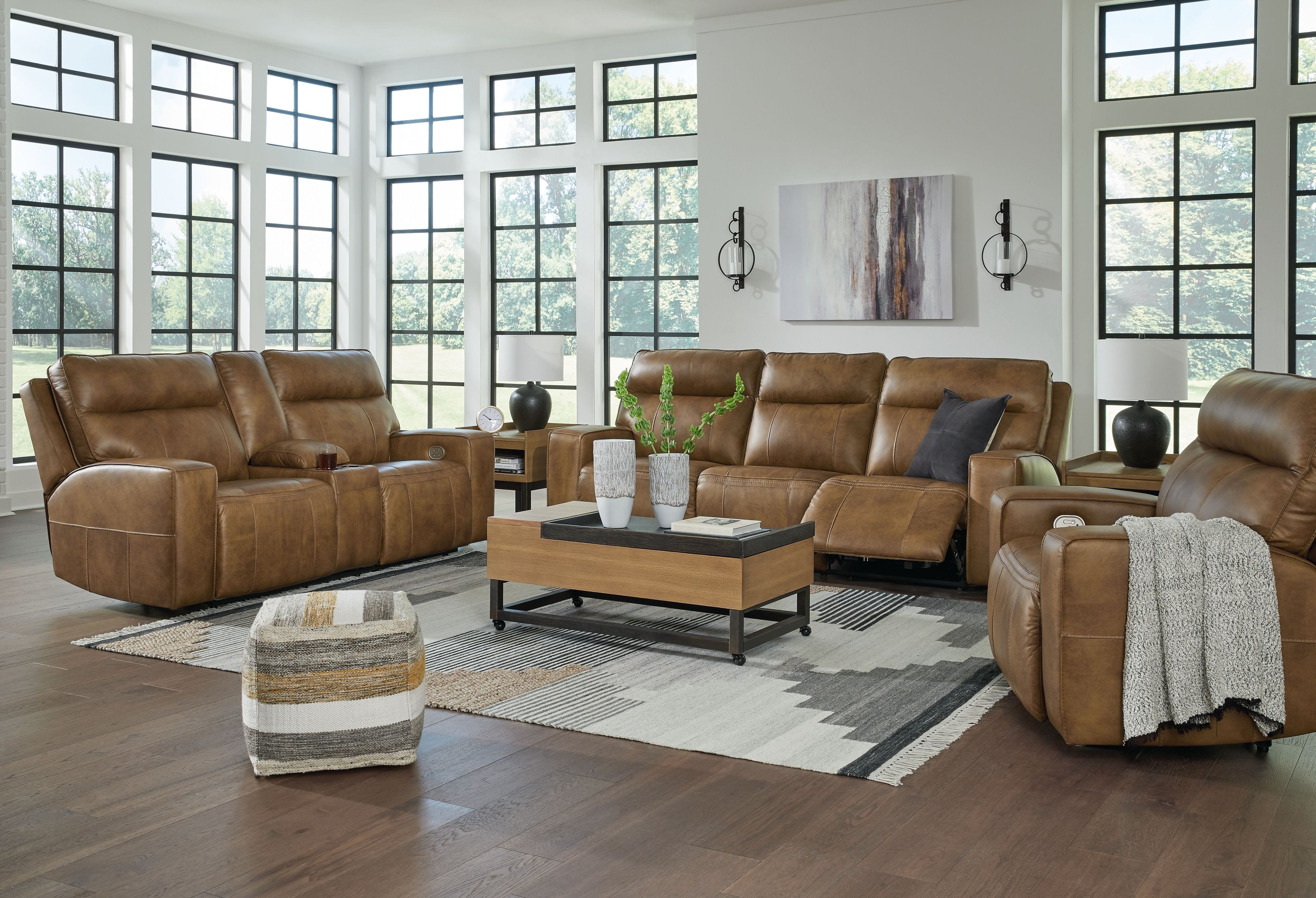 Ashley Living Room 3 Piece Power Reclining Living Room Set U15206-15-18-82