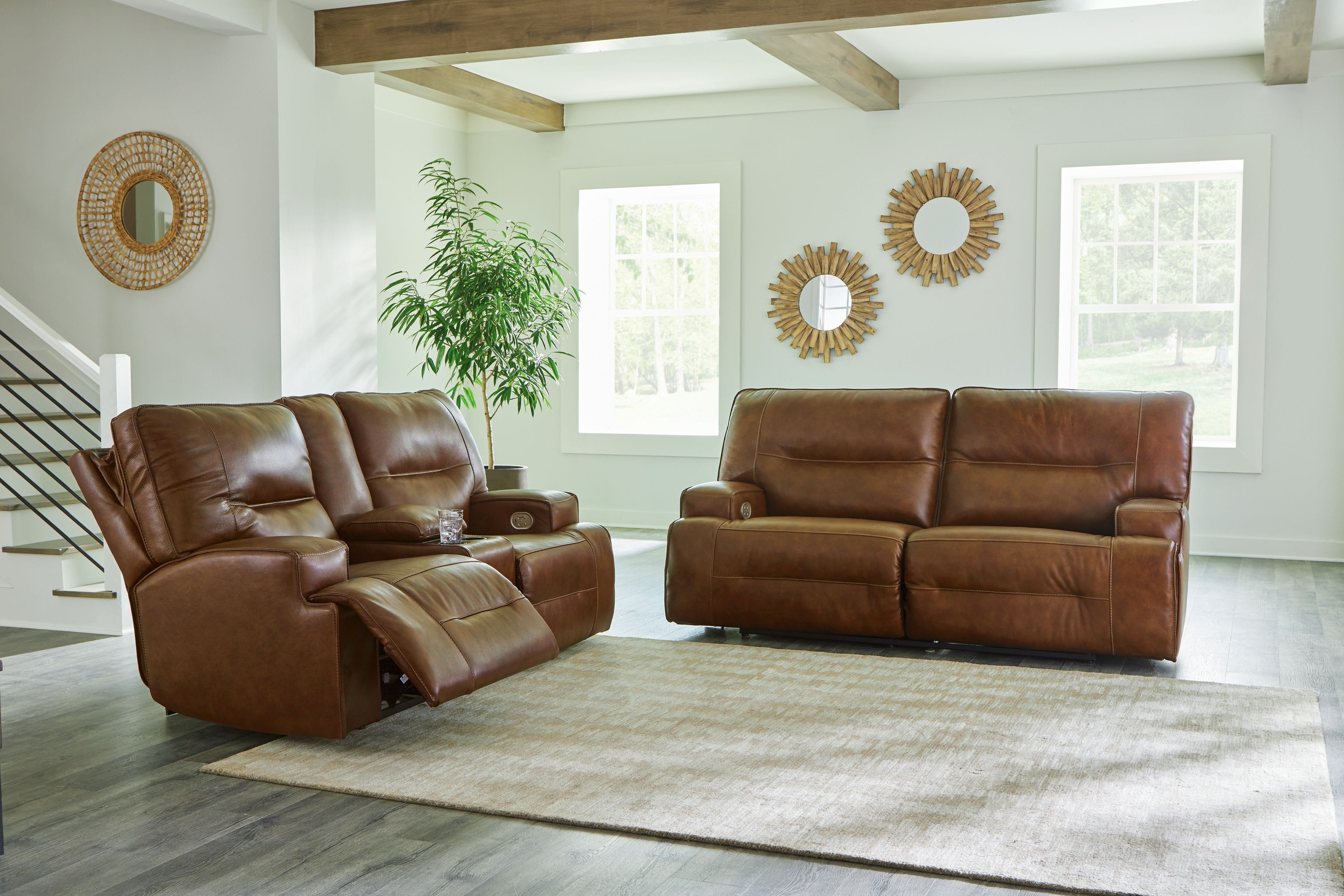 Ashley Living Room Power Reclining Sofa and Loveseat U25705-47-18