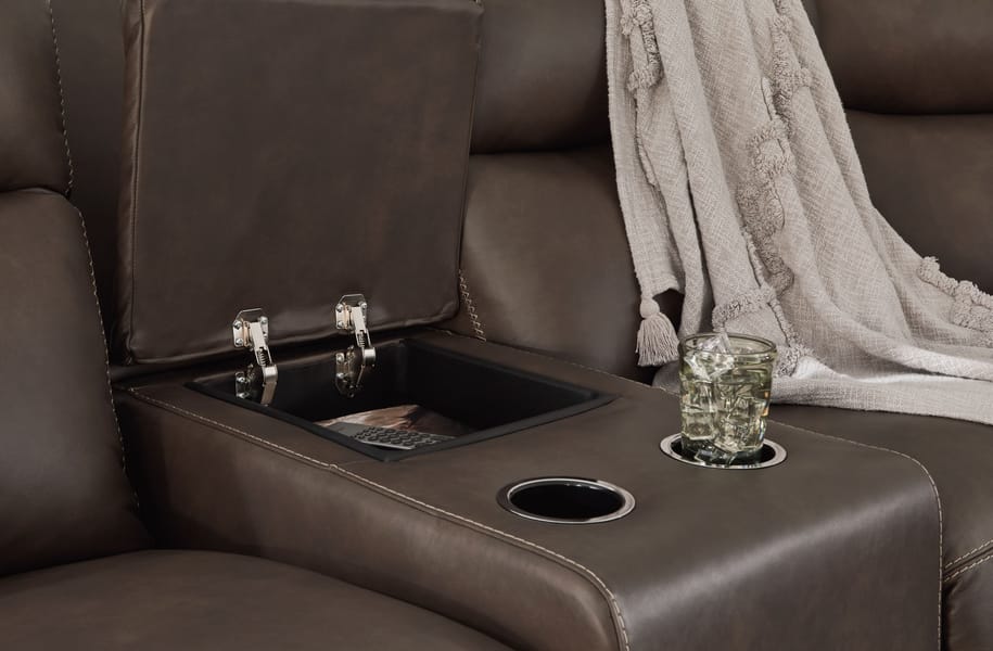 Ashley Living Room Left Arm Facing Zero Wall Power Recliner 6 Pc Sectional U26301-58-57-31-77-46-62