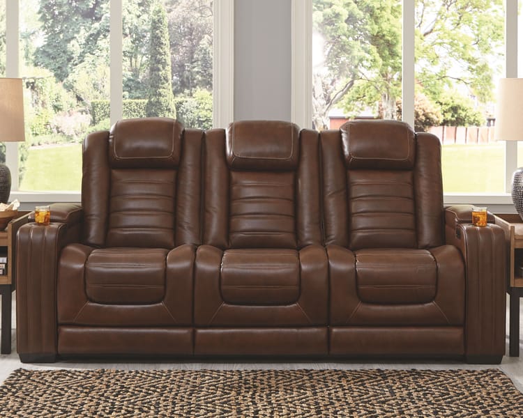 Ashley Living Room 2 Piece Power Reclining Sofa and Loveseat U28004-15-18