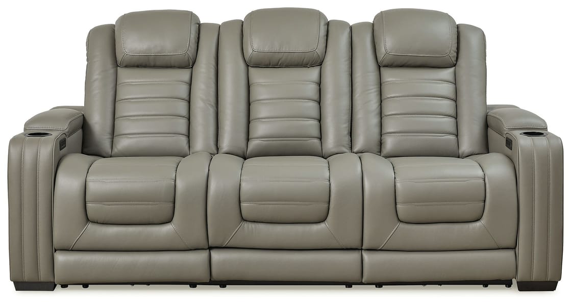 Ashley Living Room 2 Piece Power Reclining Sofa and Loveseat U28005-15-18