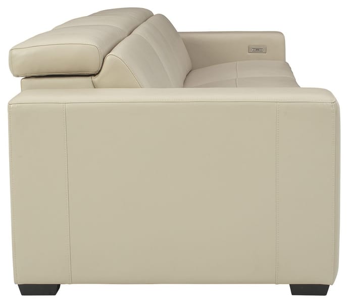 Tucson Power Reclining Sofa in Beige Leather