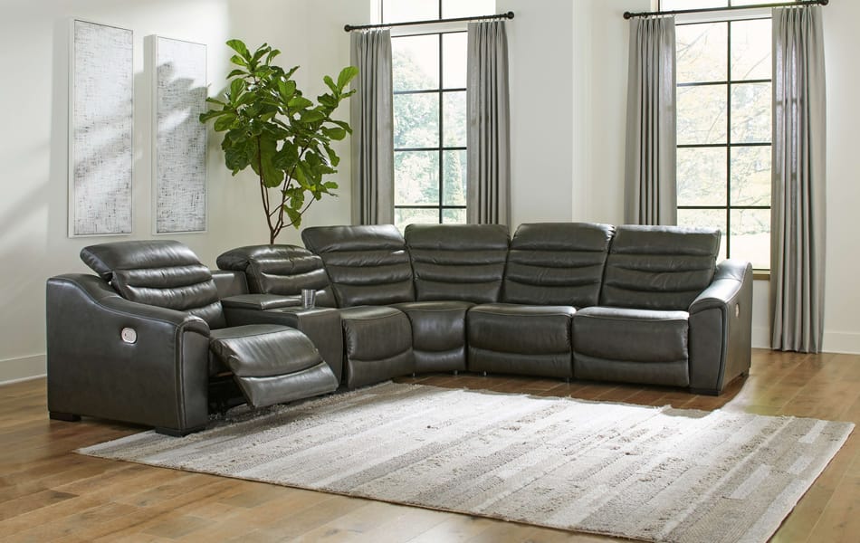 Ashley Living Room Power Reclining Sectional U63404-58-57-31-77-46-62