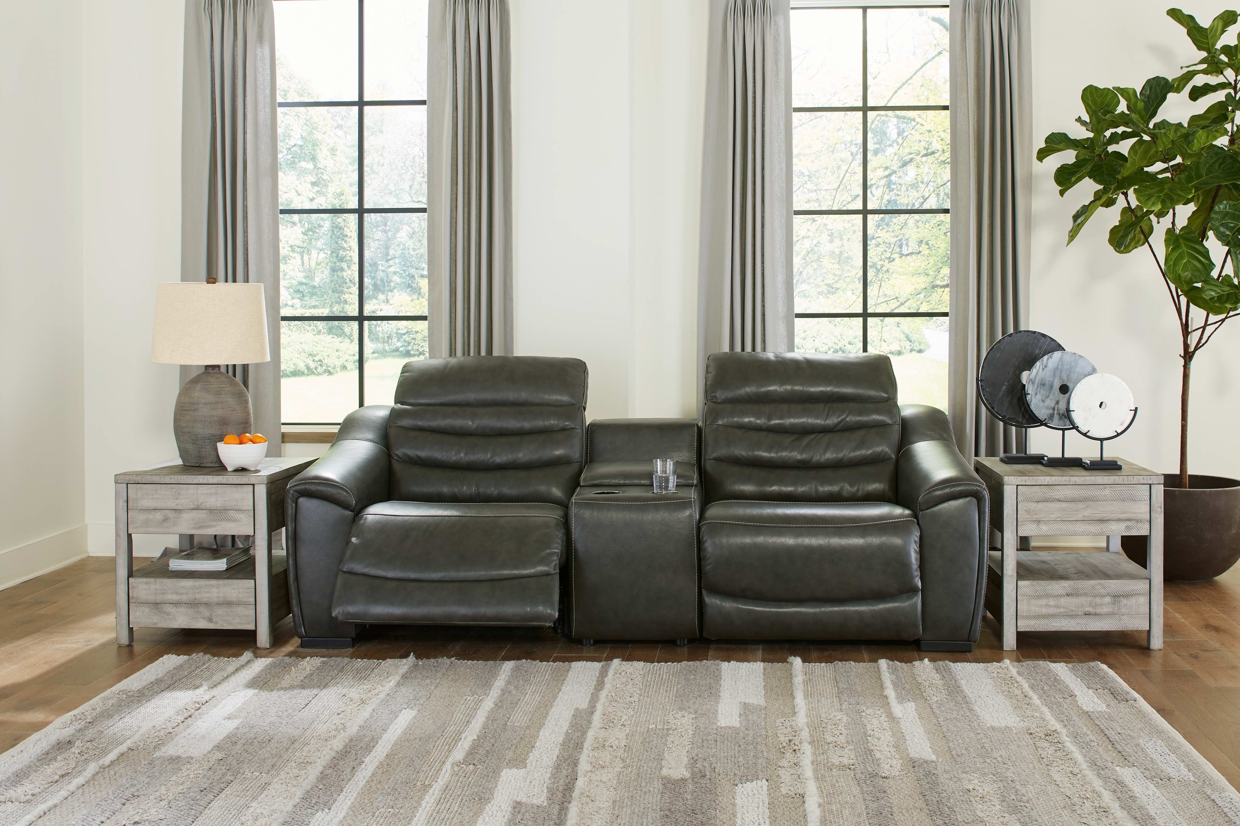 Ashley Living Room Power Reclining Sectional U63404-58-57-62