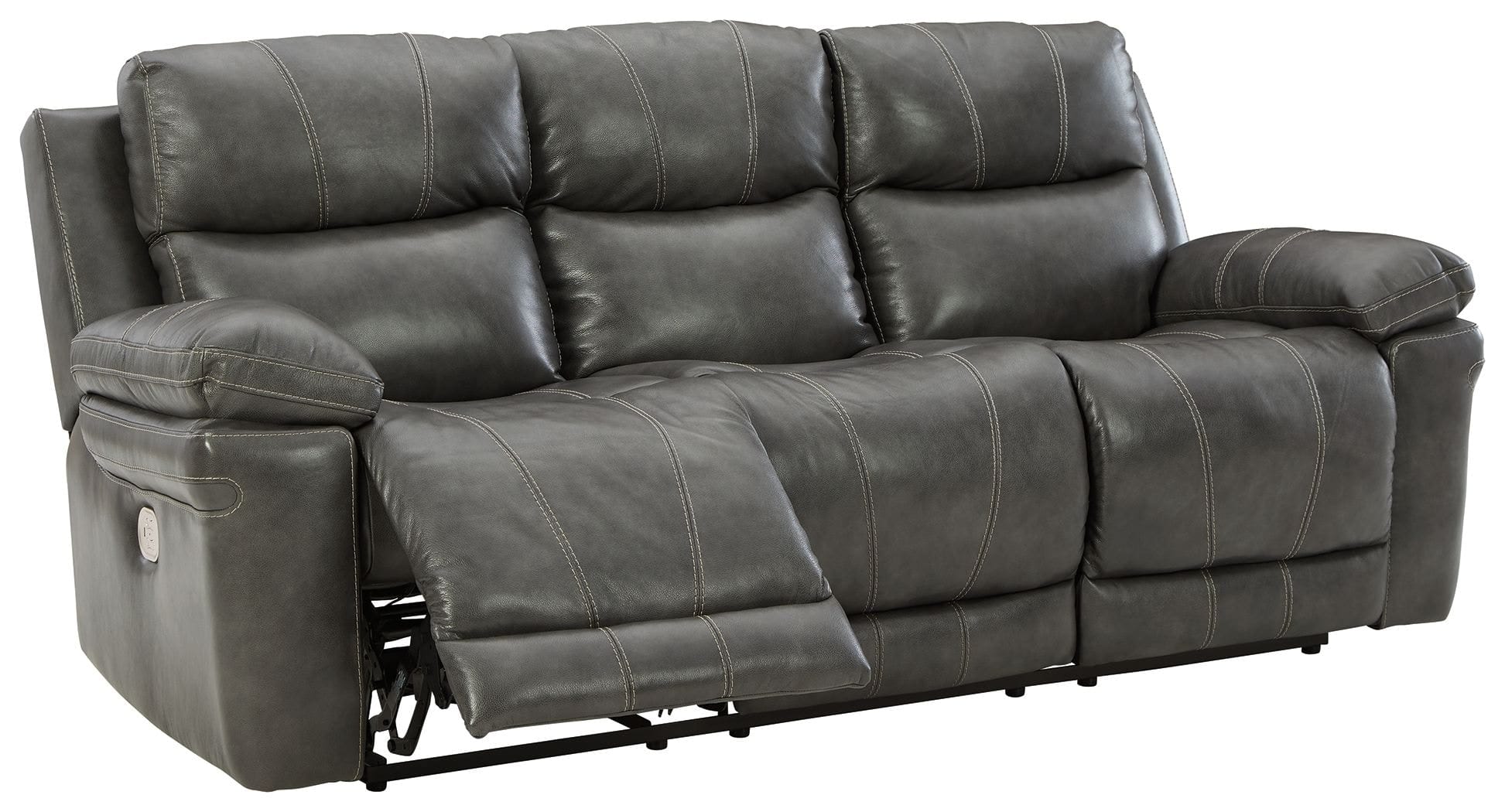 Ashley Living Room Power Reclining Sofa with Adjustable Headrest U6480615