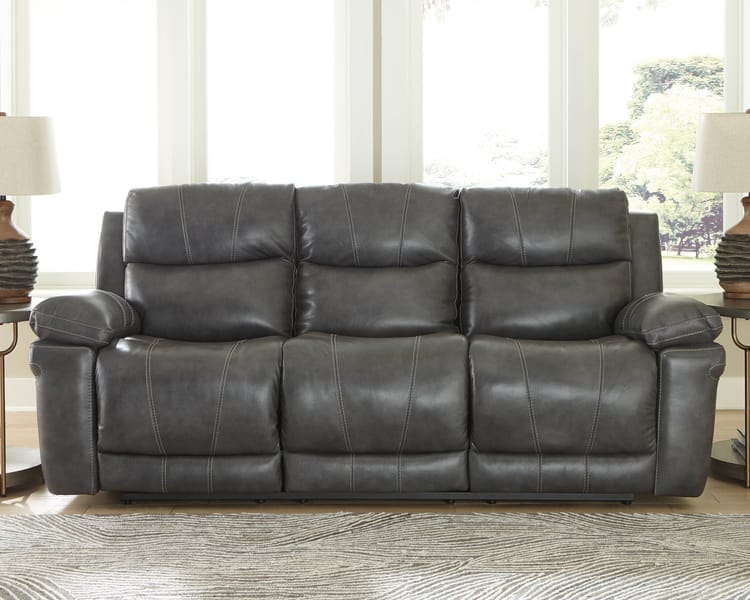 Ashley Living Room Power Reclining Sofa with Adjustable Headrest U6480615