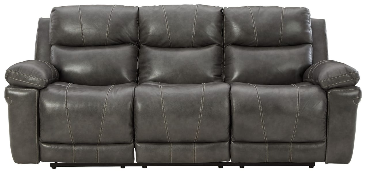 Ashley Living Room Power Reclining Sofa with Adjustable Headrest U6480615