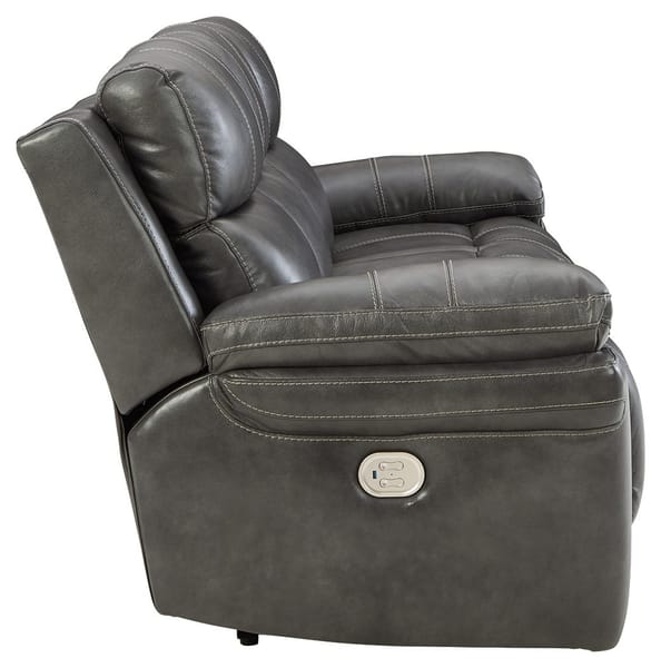 Ashley Living Room Power Reclining Sofa with Adjustable Headrest U6480615