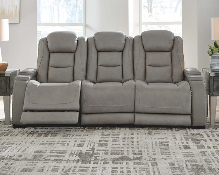 Ashley Living Room 3 Piece Power Reclining Adjustable Headrest Living Room Set U85305-15-18-13