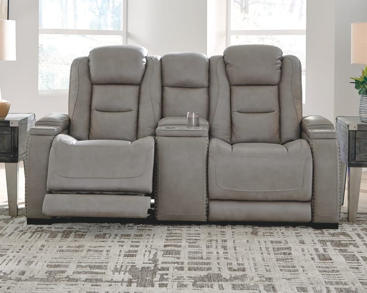 Ashley Living Room 3 Piece Power Reclining Adjustable Headrest Living Room Set U85305-15-18-13