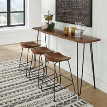 Ashley Dining Room 4 Piece Long Counter Table Set D402-52-024-3