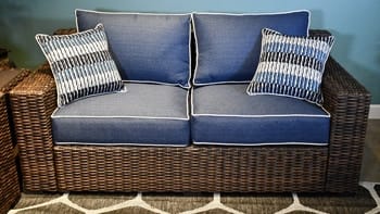 Ashley Outdoor/Patio Grasson Lane Sofa with Cushion P783-838