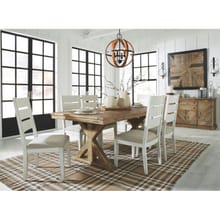 Ashley Grindleburg 8 Piece RECT DRM Table and 6 Side Chairs and Server - Portland, OR | Key Home Furnishings