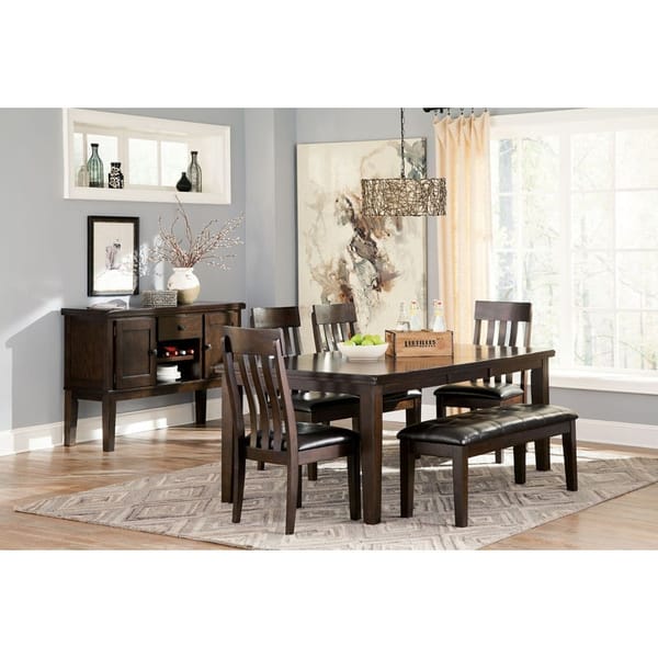 Ashley Dining Room 6 Piece Rectangular Dining Room Set D596-35-01-4-00