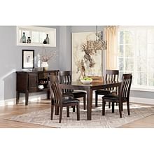 Ashley Dining Room 6 Piece Rectangular Dining Room Set D596-35-01-4-60