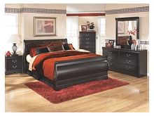 Ashley Bedroom 6 Piece Full Sleigh Bed Set B128-31-36-46-87-84-88