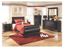 Ashley Bedroom Huey Vineyard Twin Bed Set B128-31-36-63-62-82