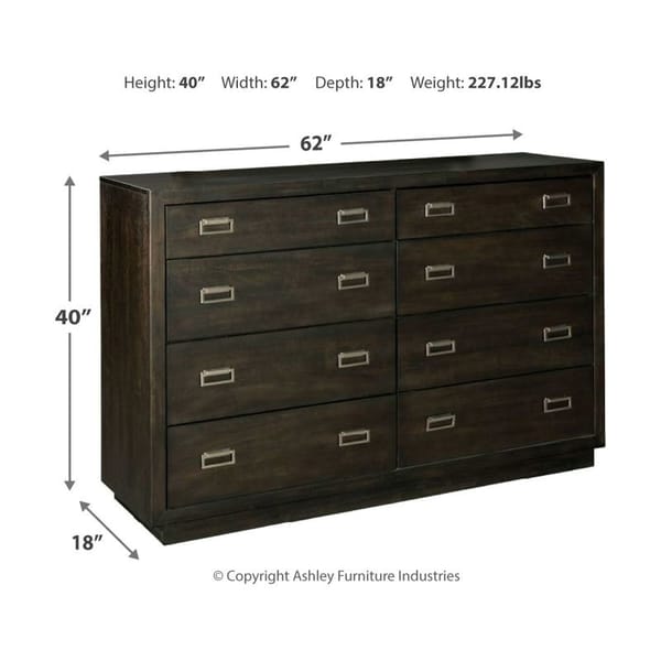 Ashley Bedroom 4 Piece King UPH Panel Bed with Storage Set B731-31-36-58-56S