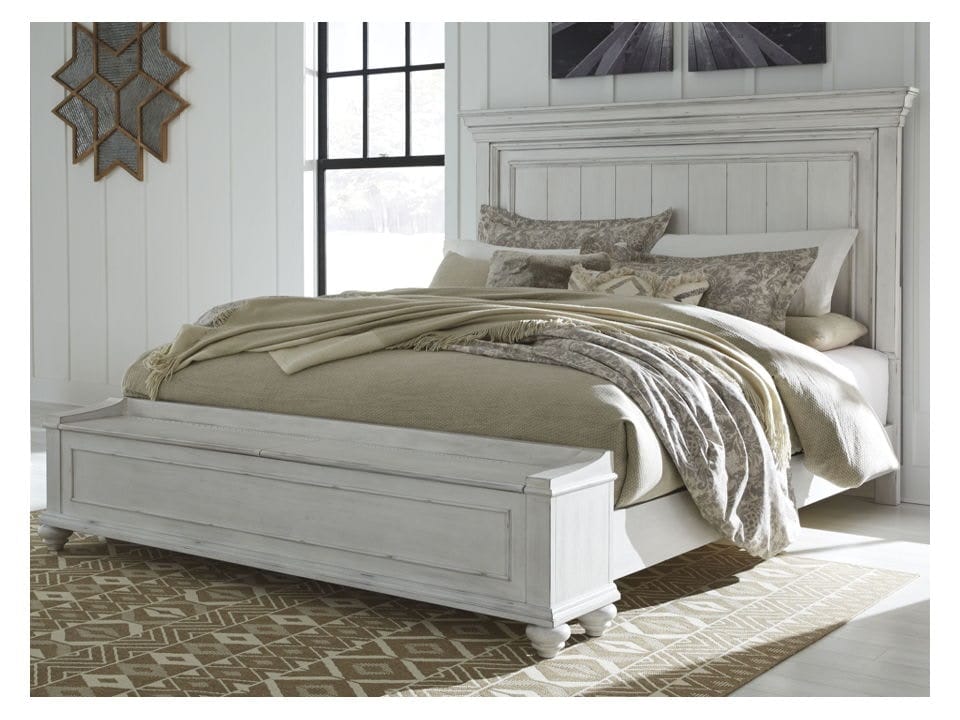 Ashley Bedroom California King Panel Upholstered B...