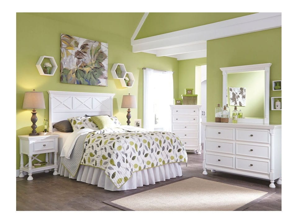 Ashley Bedroom 6 Piece Queen Panel Headboard Set B502-21-26-45-57-91-2