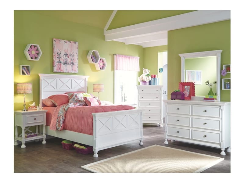 Ashley Bedroom 7 Piece Full Panel Bed Set B502-21-26-87-84-86-91-2