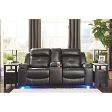 Ashley Living Room Kempten Reclining Loveseat with Console 8210594
