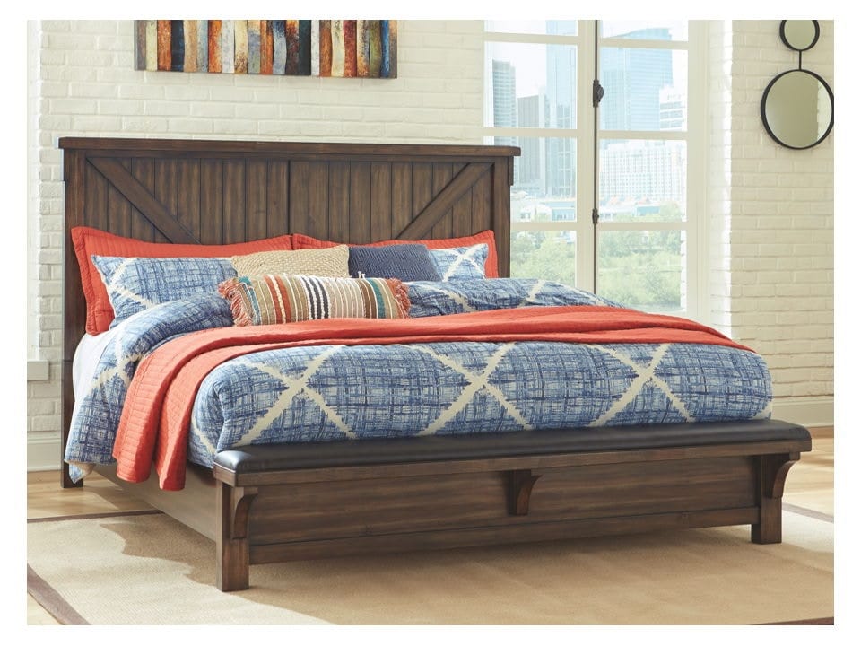 Ashley Bedroom California King Upholstered Bed B718-158-156-94