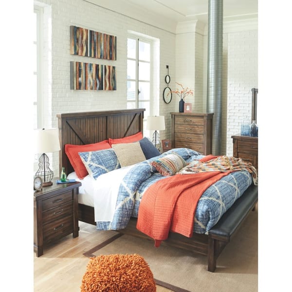 Ashley Bedroom California King Upholstered Bed B718-158-156-94